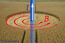 Crop circles created by Lightning Electromagnetic Fields